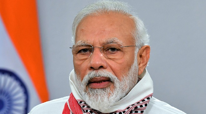 The Prime Minister, Shri Narendra Modi addressing the Nation, in New Delhi on April 14, 2020.