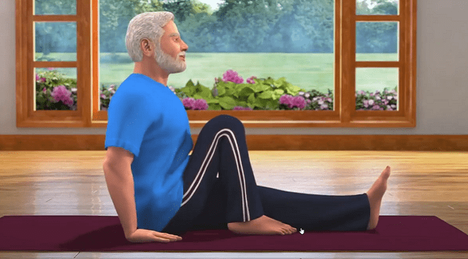 Prime Minister Narendra Modi of India talking about Yoga to fight corona cirus